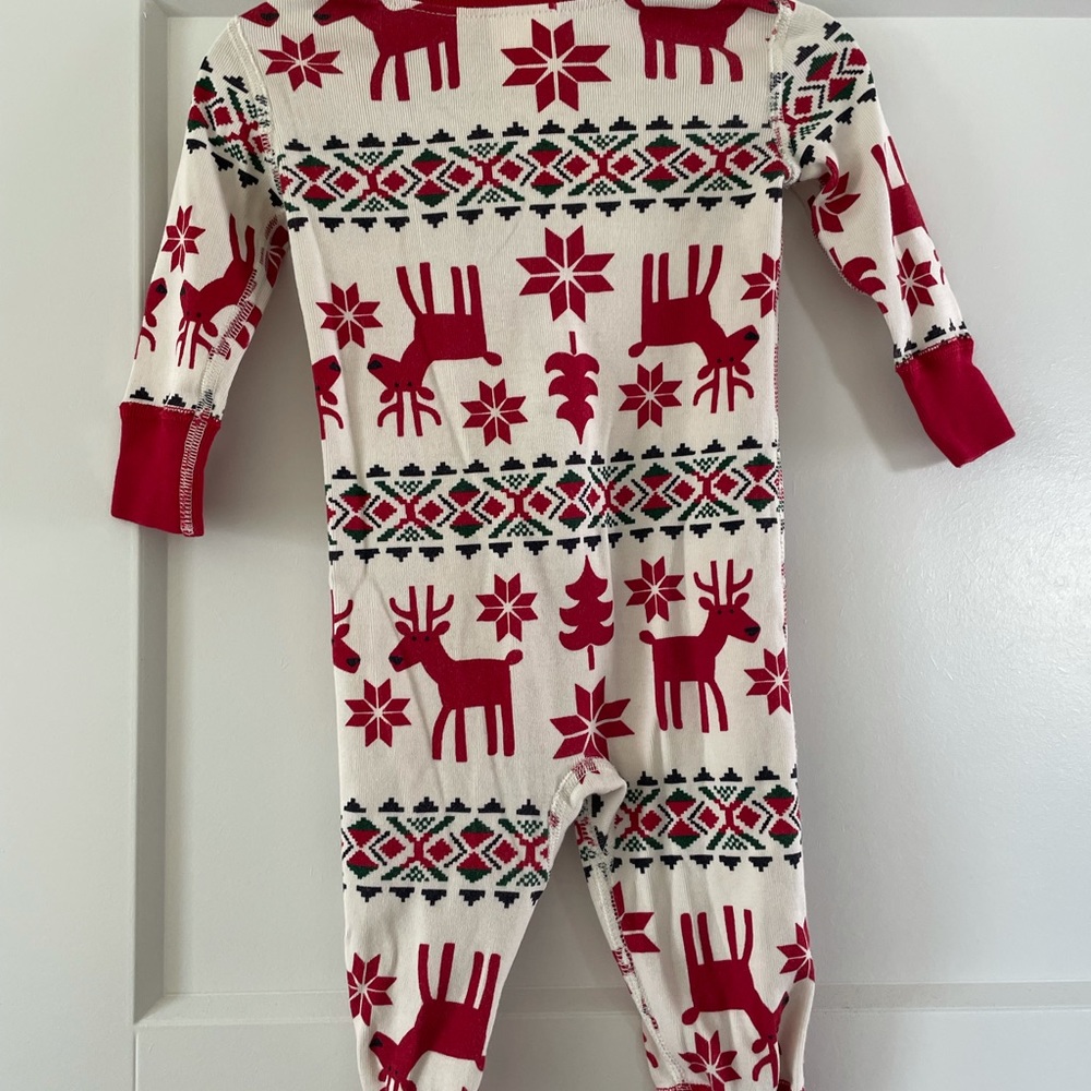 Hanna Andersson Holiday/Christmas Print Sleeper - Picture 5 of 5